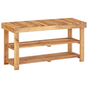 Pantofar, 90 x 32 x 46 cm, lemn masiv de acacia