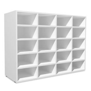 Pantofar, alb, 92 x 30 x 67,5 cm, PAL - Img 2