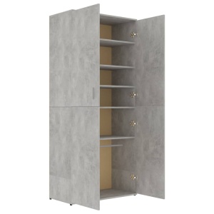 Pantofar, gri beton, 80 x 39 x 178 cm, PAL - Img 8