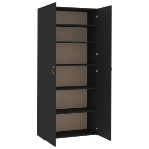 Pantofar, negru, 80 x 35,5 x 180 cm, PAL - Img 6