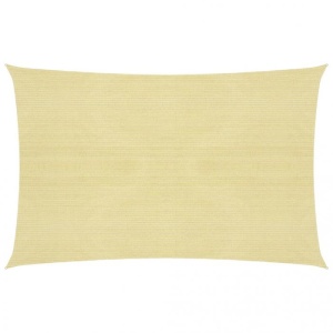 Pânză parasolar, bej, 3,5 x 4,5 m, HDPE, 160 g/m²