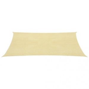 Pânză parasolar, bej, 3 x 4,5 m, HDPE, 160 g/m² - Img 3