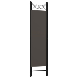 Paravan de cameră cu 3 panouri, antracit, 120 x 180 cm - Img 4