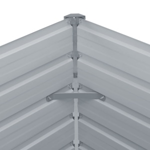 Pat inalt straturi, 100x100x77, oțel galvanizat, gri - Img 6