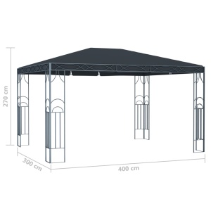 Pavilion, antracit, 400 x 300 cm - Img 5