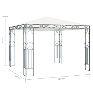 Pavilion, crem, 300 x 300 cm - Img 4