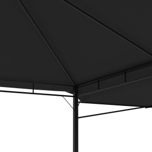 Pavilion cu acoperiș dublu extins 3x3x2,75 m antracit 180 g/m² - Img 7