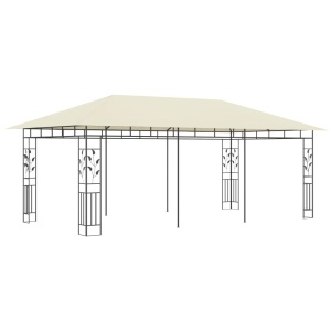 Pavilion cu plasă anti-țânțari, crem, 6 x 3 x 2,73 m - Img 2