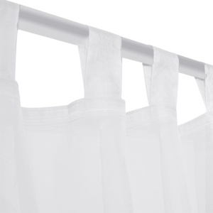 Perdea transparentă Alb 140 x 225 cm 2 buc - Img 5