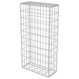 Perete gabion cu capace, 50 x 20 x 100 cm, oțel galvanizat - Img 2
