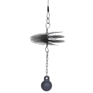 Perie Rotundă pentru Curățat Coșul de Fum Diametru 25 cm - Img 2