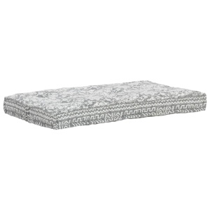 Pernă de canapea din paleți, gri deschis, textil, petice - Img 3