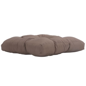 Pernă de scaun grădină, gri taupe, 60x60x10 cm, material textil - Img 3