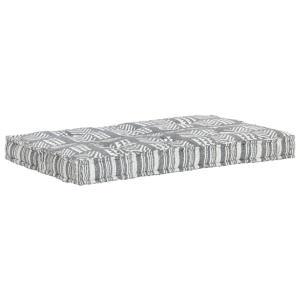 Pernă pentru canapea din paleți, gri, textil, petice - Img 3