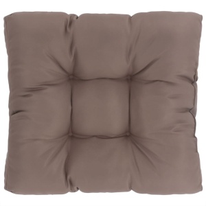 Pernă scaun de grădină, gri taupe, 80x80x10 cm, material textil