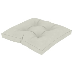 Perne de canapea din paleți, 3 buc., bej, material textil - Img 12