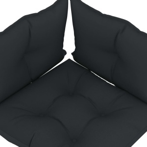 Perne pentru canapea din paleți 3 buc. antracit material textil - Img 4