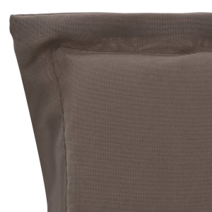 Perne scaun de grădină, 4 buc., gri taupe, 120 x 50 x 3 cm - Img 6