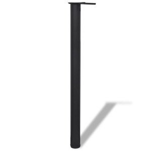 Picioare de masă cu inălțime reglabilă, 870 mm, negru, 4 buc - Img 2