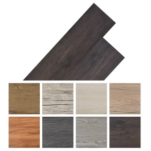 Plăci de pardoseală, stejar gri inchis, 5,26 m², 2 mm, PVC - Img 7