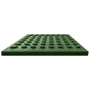 Plăci de protecție la cădere 12 buc, verde, 50x50x3 cm, cauciuc - Img 6