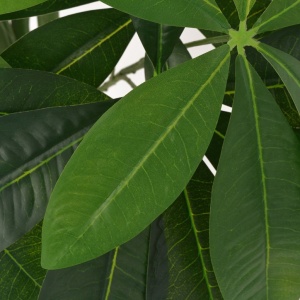 Plantă artificială Arborele norocos cu ghiveci, 85 cm, verde - Img 2