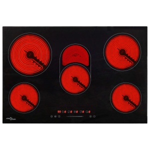 Plită ceramică cu 5 arzătoare, control tactil, 90 cm, 8500 W - Img 2
