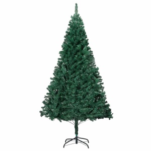 Pom de Crăciun artificial cu ramuri groase, verde, 210 cm, PVC - Img 2