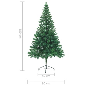 Pom de Crăciun artificial cu suport, 180 cm, 564 ramuri - Img 6