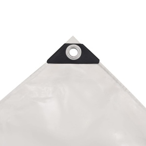Prelată, alb, 1,5 x 10 m, 650 g/m² - Img 3