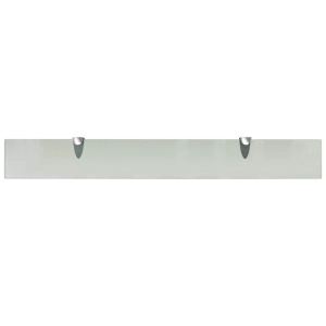 Raft suspendat din sticlă, 80 x 10 cm, 8 mm - Img 3