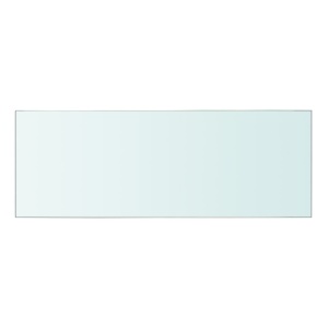 Rafturi, 2 buc., 40 x 12 cm, panouri sticlă transparentă - Img 3