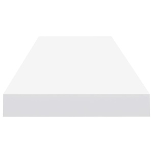 Rafturi de perete suspendate, 2 buc., alb, 90x23,5x3,8 cm, MDF - Img 5