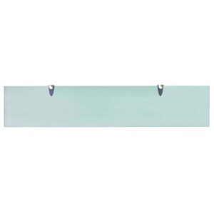 Rafturi suspendate, 2 buc., 100 x 20 cm, sticlă, 8 mm - Img 4
