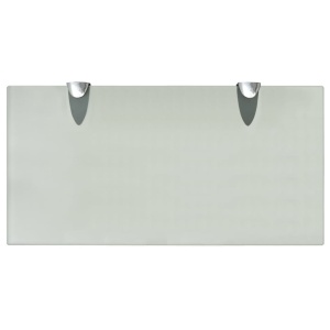 Rafturi suspendate, 2 buc., 40 x 20 cm, sticlă, 8 mm - Img 4