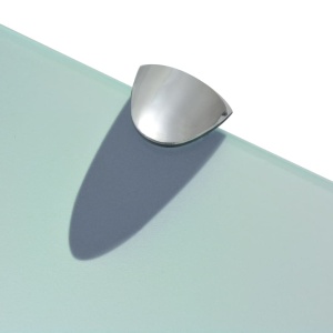 Rafturi suspendate, 2 buc., 60 x 20 cm, sticlă, 8 mm - Img 5