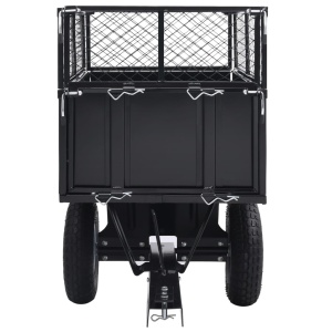 Remorcă basculantă tractor de tuns gazon, incărcătură 150 kg - Img 3