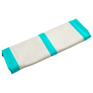 Saltea gimnastică gonflabilă cu pompă verde 800x100x15 cm PVC - Img 10
