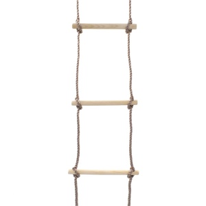 Scară din frânghie pentru copii, 290 cm, lemn - Img 4