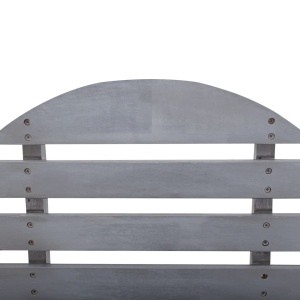 Scaun Adirondack, gri, lemn masiv de acacia - Img 8