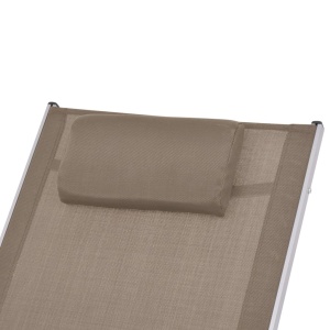 Scaun balansoar de exterior, gri taupe, textilenă - Img 7