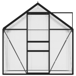 Seră, antracit, 1,33 m² aluminiu - Img 3