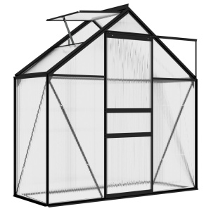 Seră, antracit, 1,33 m² aluminiu - Img 8