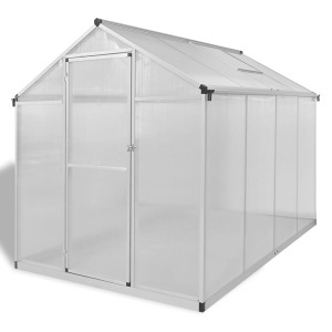 Seră din aluminiu ranforsat cu cadru la bază, 4,6 m² - Img 2