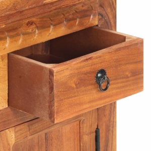 Servantă, 63 x 30 x 75 cm, lemn masiv de acacia - Img 10