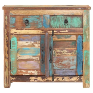 Servantă, 70 x 35 x 65 cm, lemn masiv reciclat - Img 8