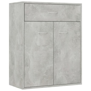 Servantă, gri beton, 60 x 30 x 75 cm, PAL - Img 2