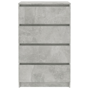 Servantă, gri beton, 60 x 35 x 98,5 cm, PAL - Img 4
