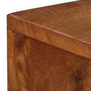 Servantă, maro, 110 x 30 x 75 cm, lemn masiv reciclat - Img 7