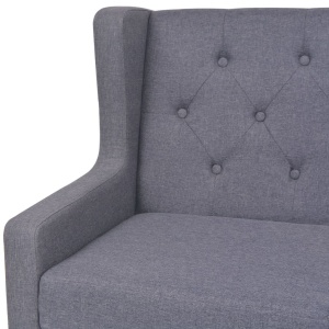 Set canapea, 3 piese, textil, Gri - Img 11